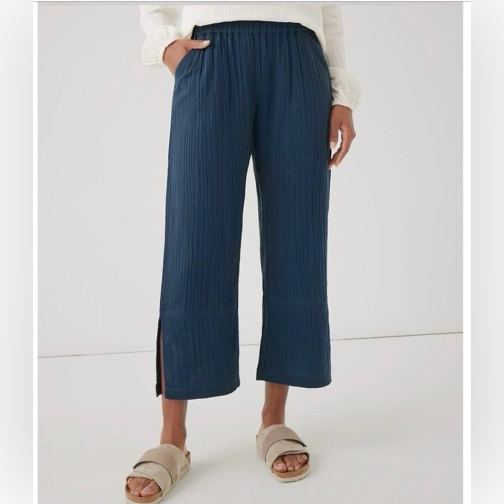 Pact Double Coastal Gauze Pants in Black